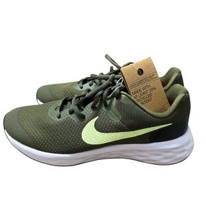 Nike Green Sneakers with Orange Insole Brand New